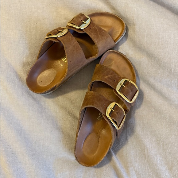 Birkenstock |  Arizona Big Buckle
Oiled Leather - Cognac - Picture 1 of 8